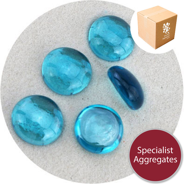 Glass Nuggets - Turquoise Blue - Design Pack